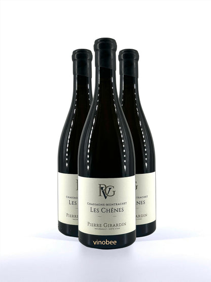 3 Bottles Pierre Girardin Chassagne-Montrachet Les Chênes 2023 750ml