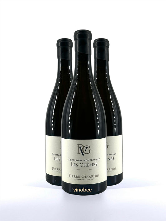 3 Bottles Pierre Girardin Chassagne-Montrachet Les Chênes 2023 750ml