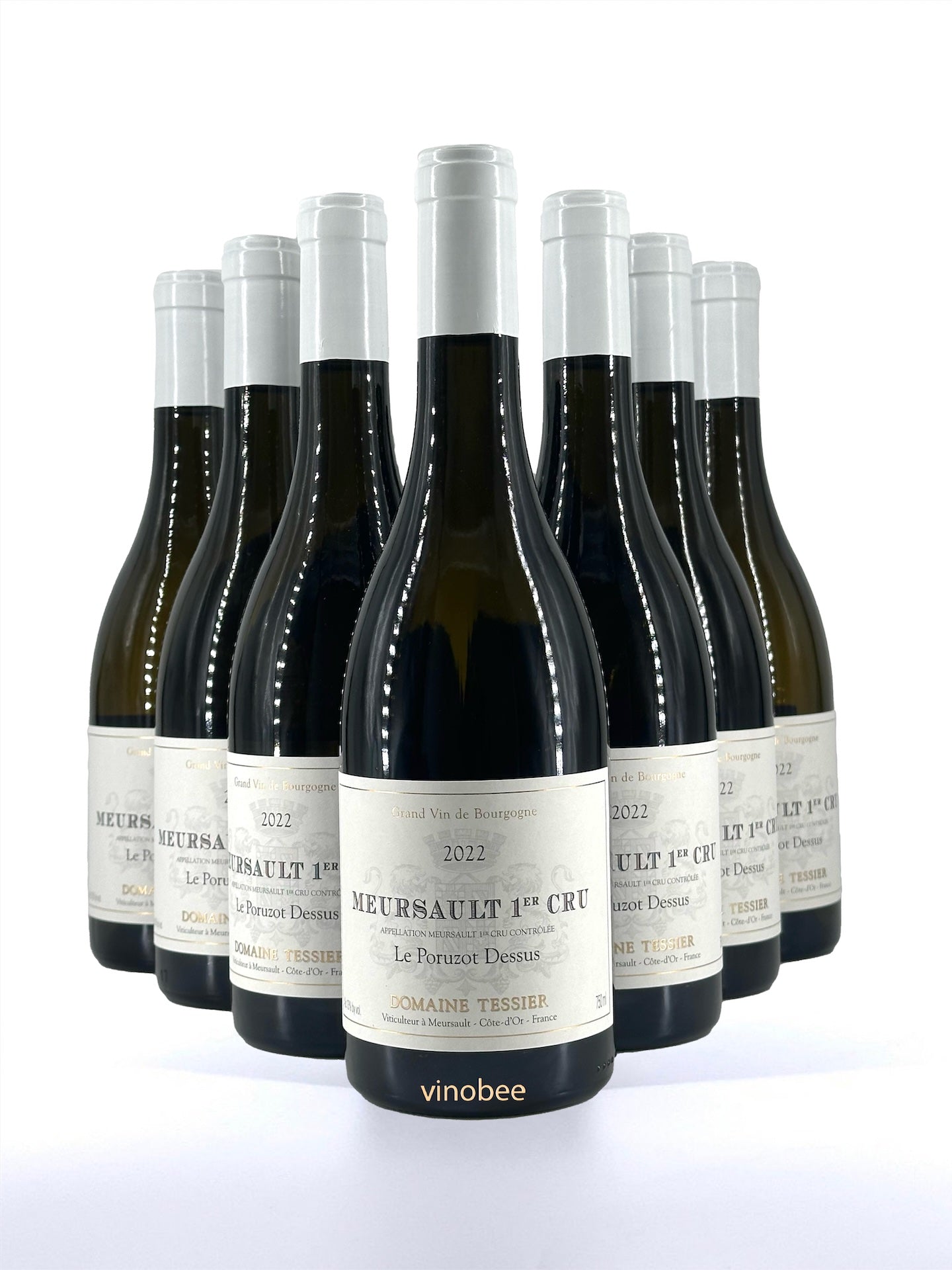 12 Bottles Domaine Tessier Meursault Premier Cru Les Poruzots Dessus