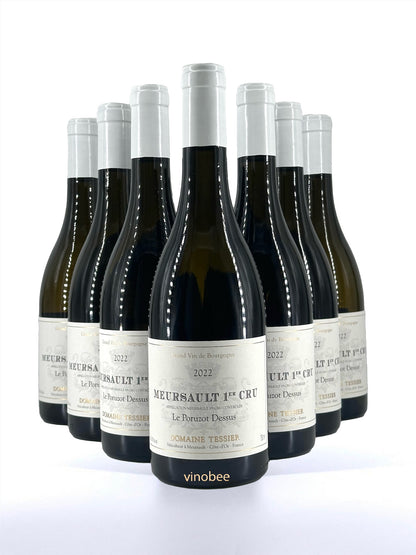 12 Bottles Domaine Tessier Meursault Premier Cru Les Poruzots Dessus
