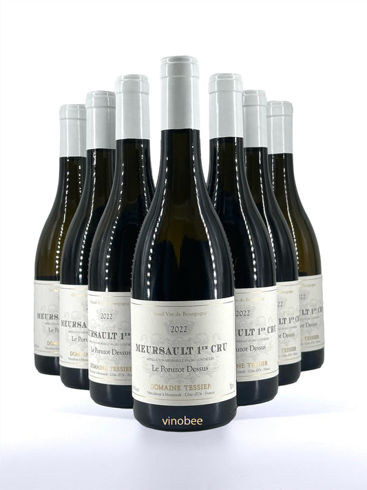 12 Bottles Domaine Tessier Meursault Premier Cru Les Poruzots Dessus