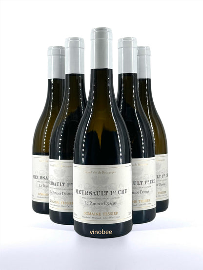 6 Bottles Domaine Tessier Meursault Premier Cru Le Poruzot Dessus