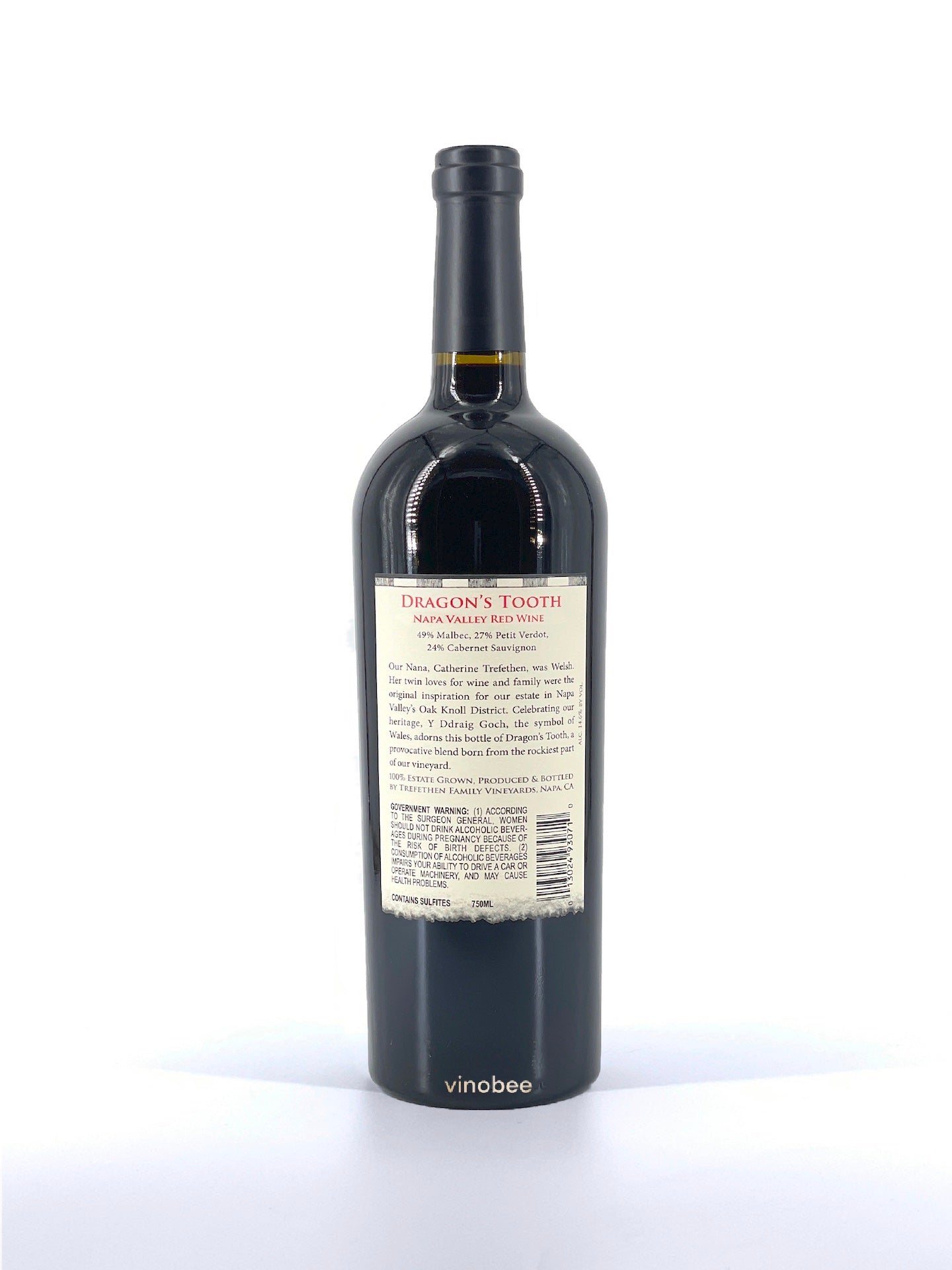 12 Bottles Trefethen Dragon's Tooth Red Blend 2019 750ML