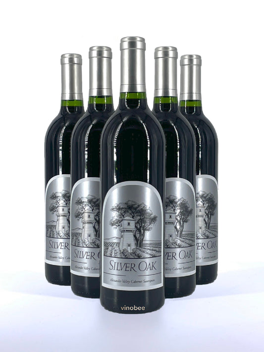 6 Bottles Silver Oak Alexander Valley Cabernet Sauvignon 2018 750ml