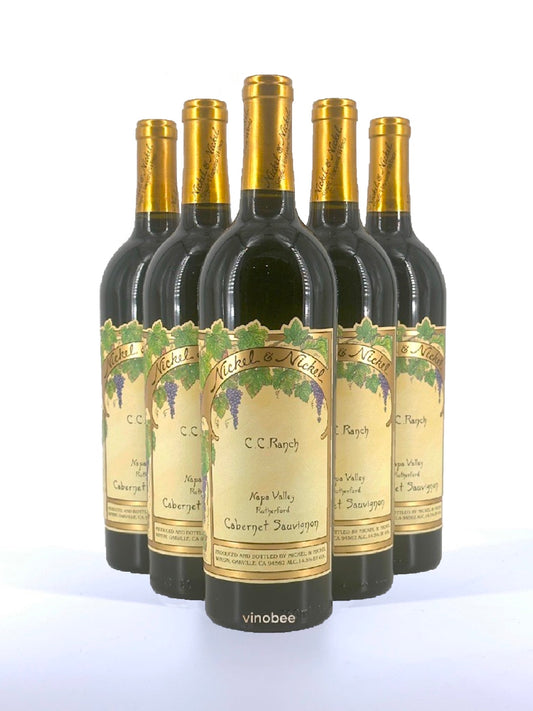 6 Bottles Nickel & Nickel C.C. Ranch Cabernet Sauvignon 2020 750ML