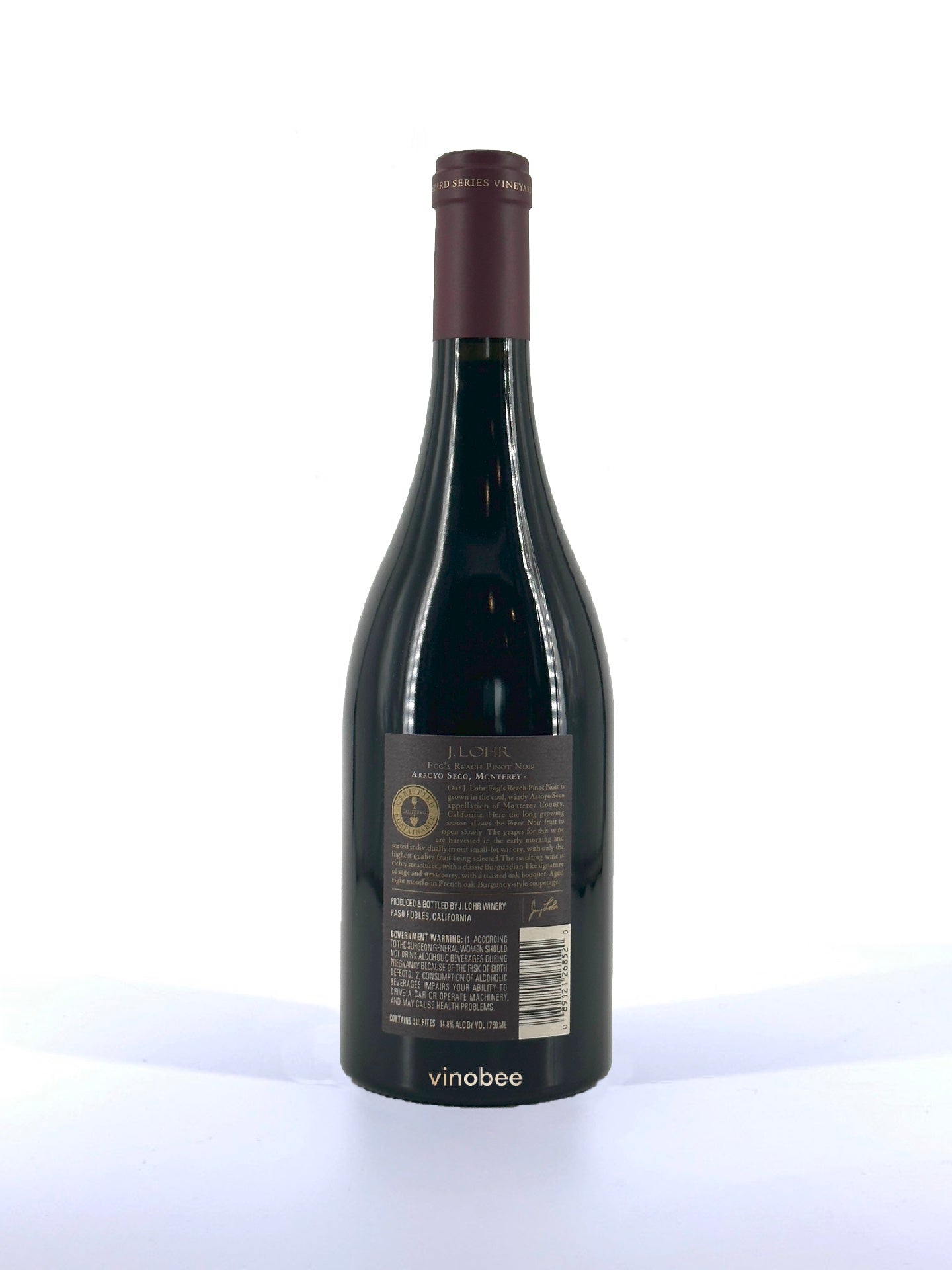 J. Lohr Fog's Reach Pinot Noir 2020 750ml