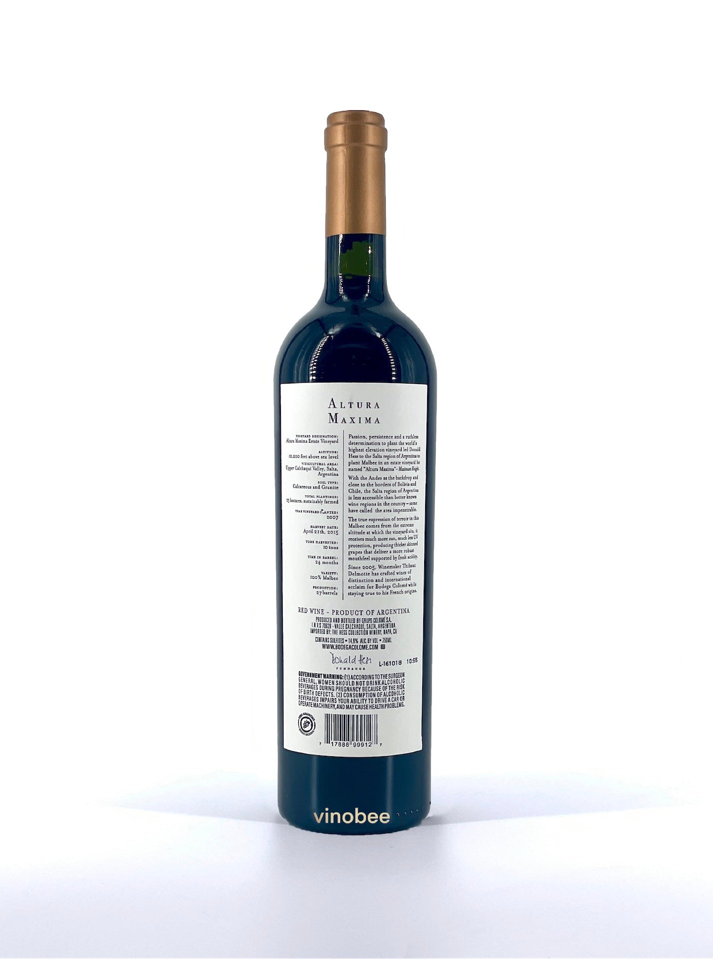 Colomé Altura Máxima Malbec