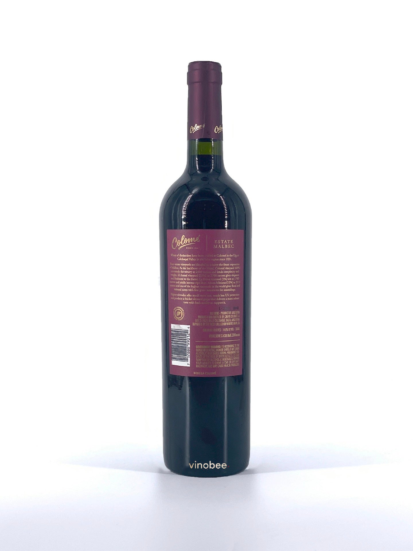 Colomé Estate Malbec 2020 750ML