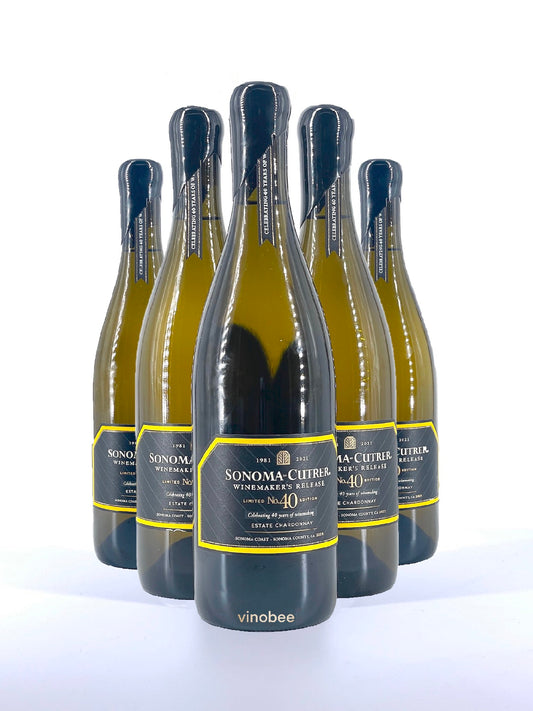 6 Bottles Sonoma-Cutrer Winemaker's Release Limited No. 40 Edition Estate Chardonnay 750ML N.V.