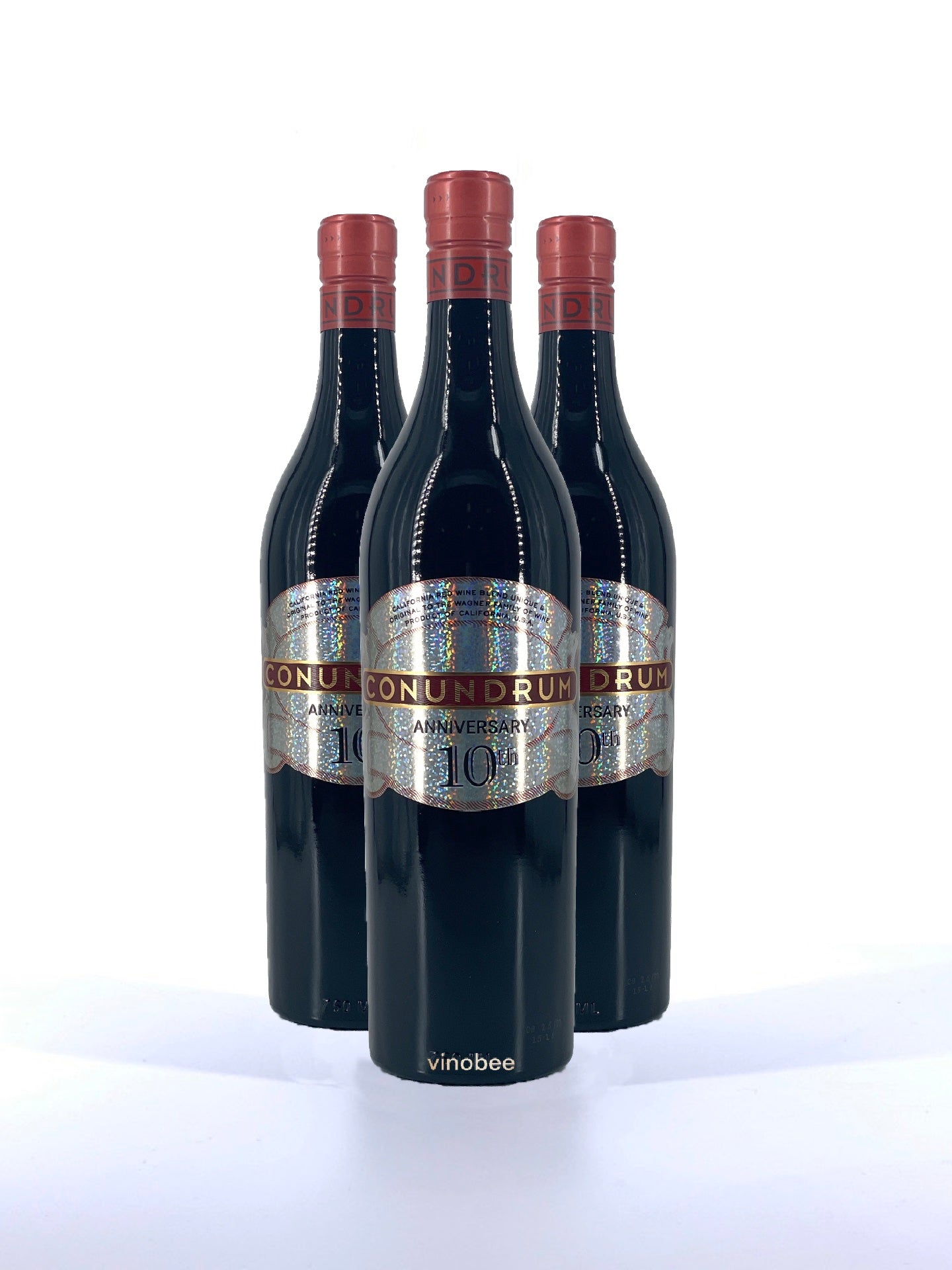 3 Bottles Conundrum California Anniversary 10th Red Blend 2019 750ML