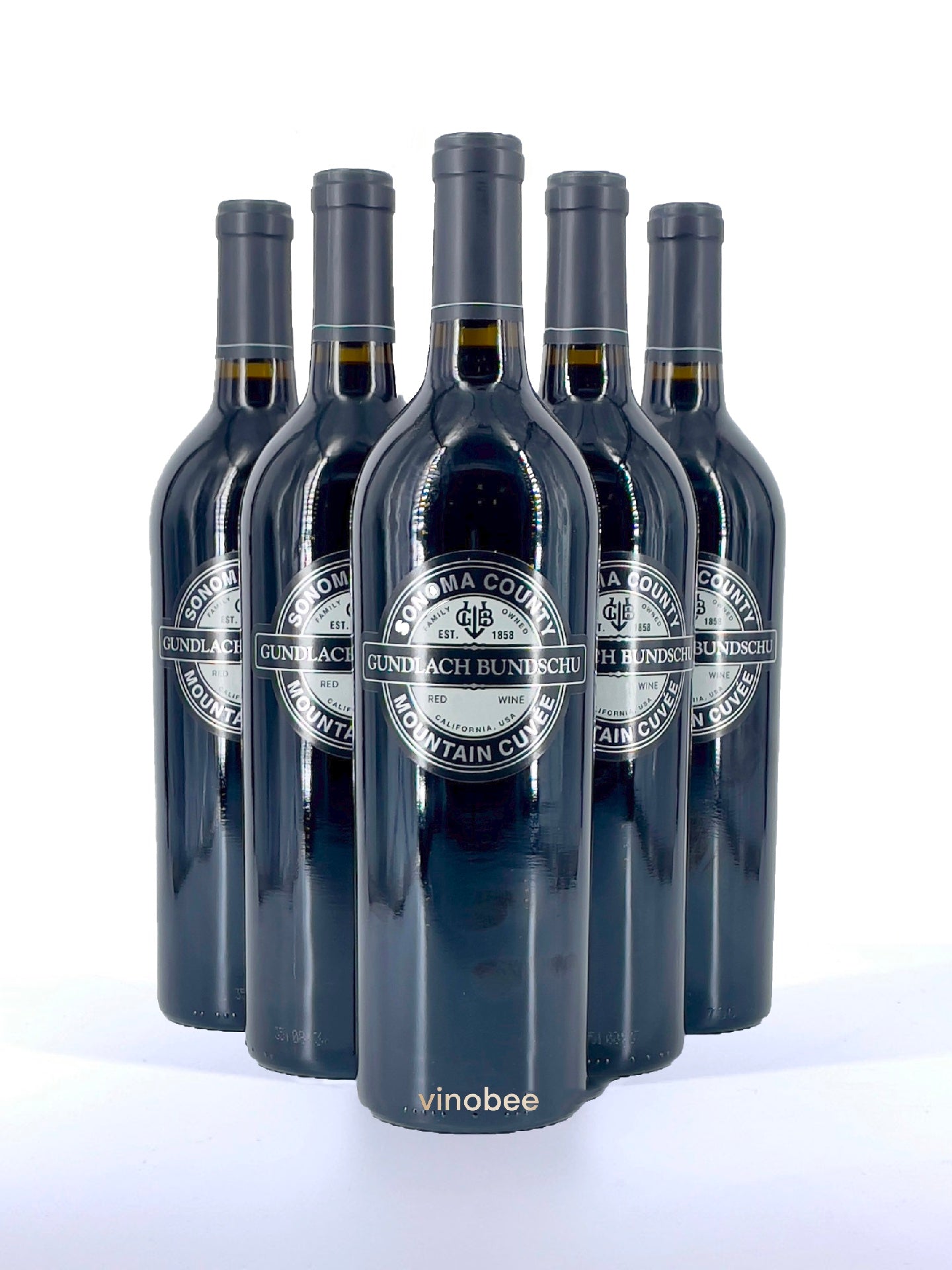 6 Bottles Gundlach Bundschu  Mountain Cuvée Red Blend 2019 750ML