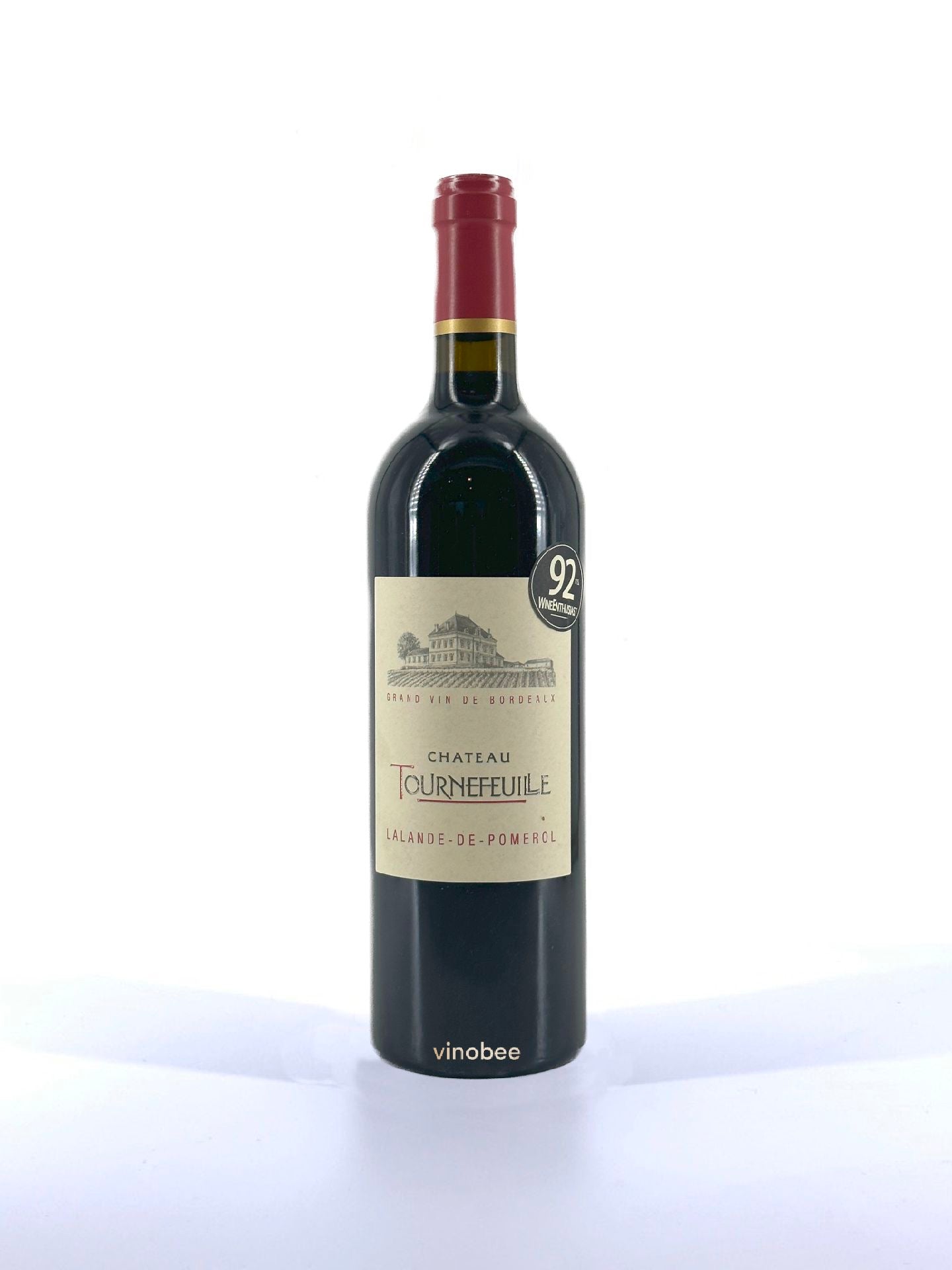 12 Bottles Chateau Tournefeuille Lalande-De-Pomerol Red Bordeaux Blend 2020 750ml