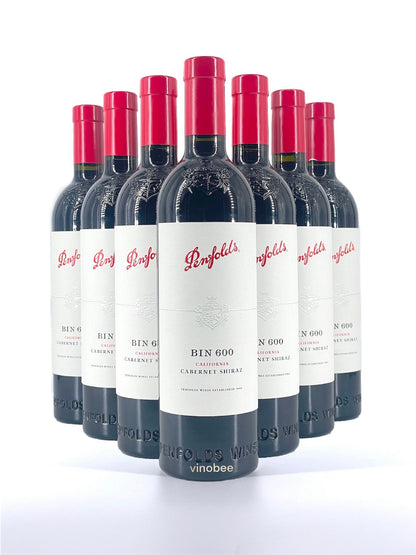 12 Bottles Penfolds Bin 600 California Cabernet Shiraz 2018 750ML