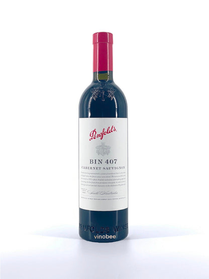 6 Bottles Penfolds Bin 407 South Australia Cabernet Sauvignon 2019 750ML