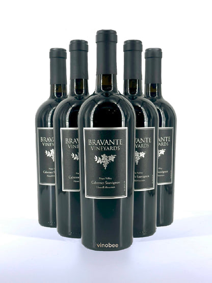 6 Bottles Bravante Vineyards Cabernet Sauvignon 2015 750ML