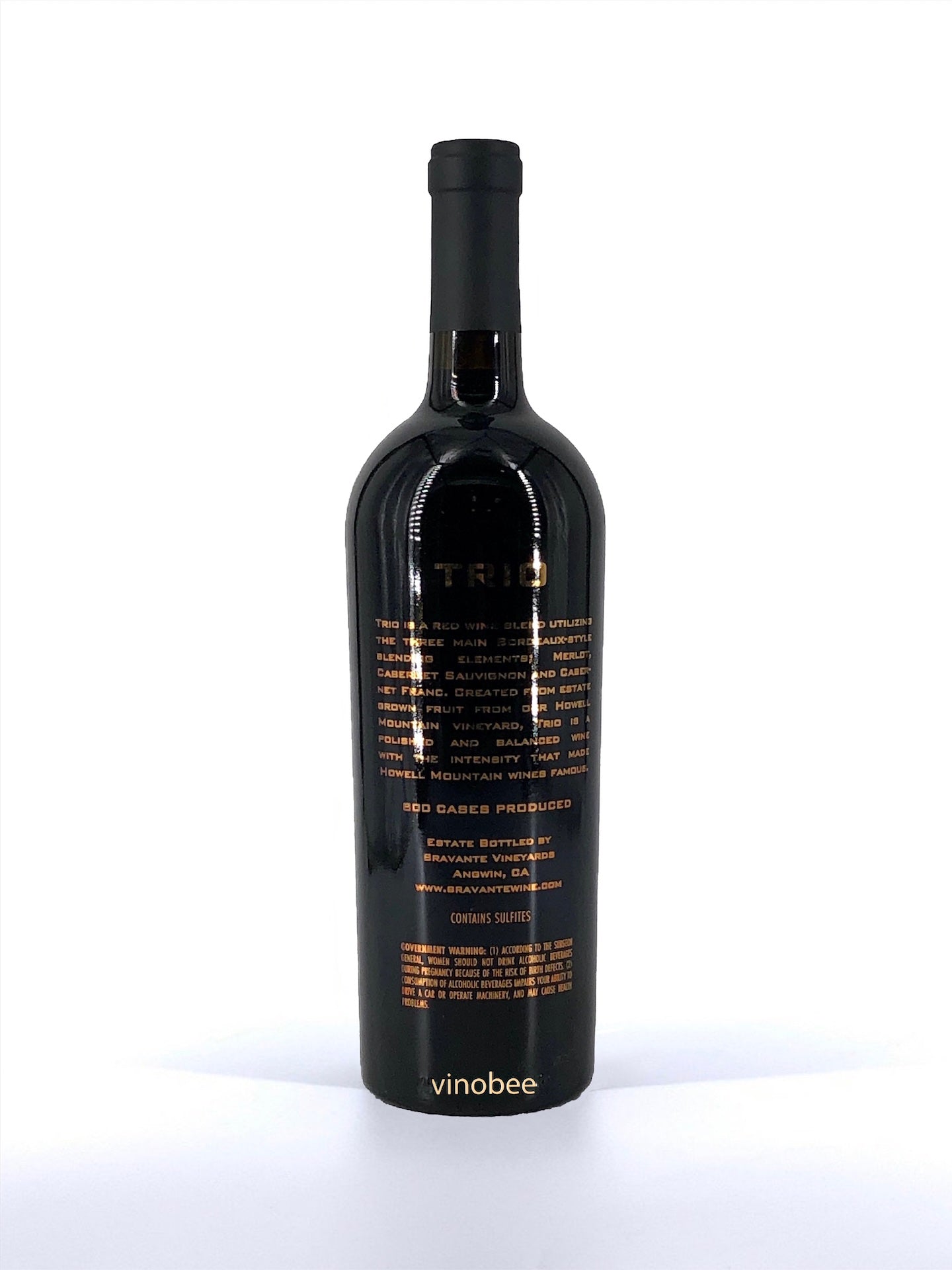 Bravante Vineyards Red Blend TRIO
