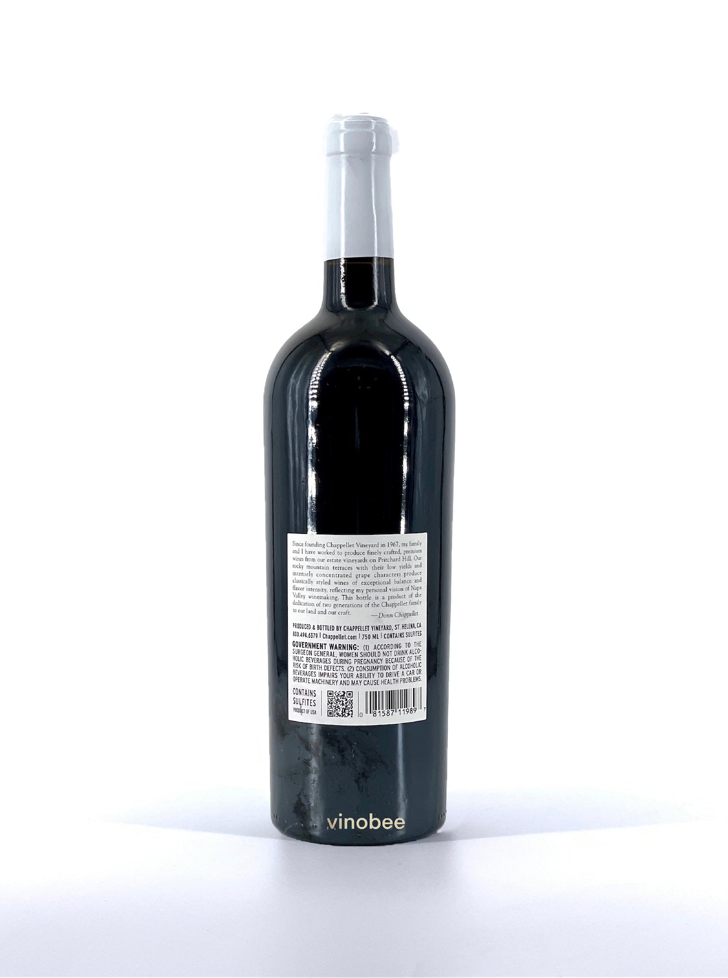 12 Bottles Chappellet Signature Cabernet Sauvignon 2019 750ml