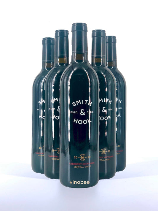 6 Bottles Smith and Hook Cabernet Sauvignon 2019 750ml