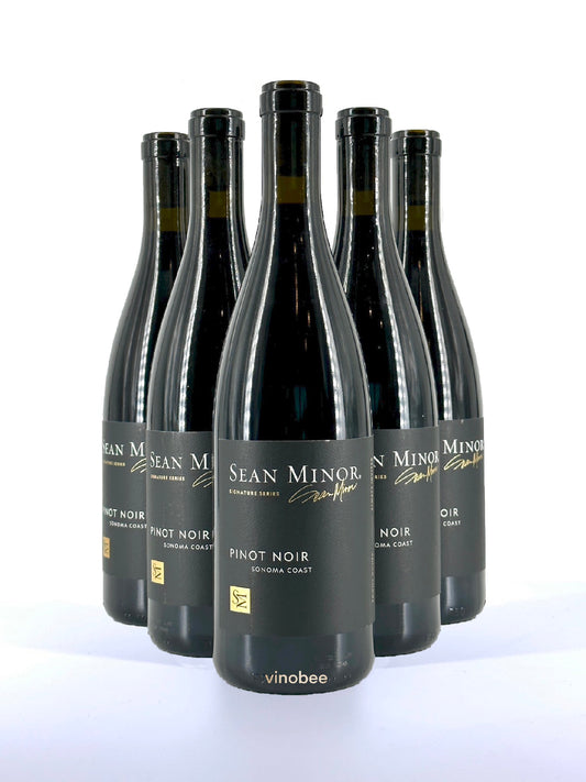 6 Bottles Sean Minor Signature Series Pinot Noir Sonoma Coast 2021 750ml