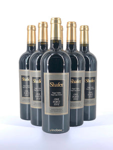 6 Bottles Shafer Vineyards One Point Five Cabernet Sauvignon 2018 750ML